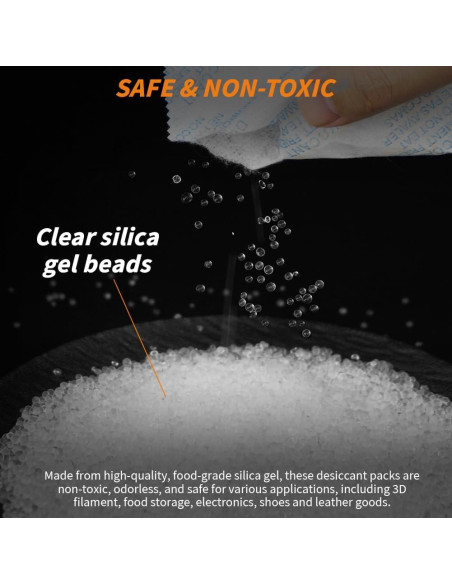 30 Paquetes Gel de Sílice Deshidratante 10g Multiusos