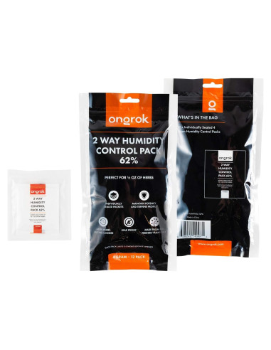 Paquete de Control de Humedad ONGROK 62% HR - 12 Unidades