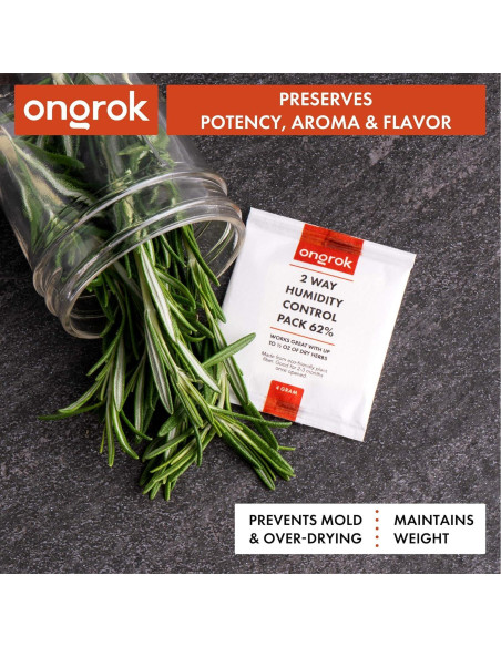 Paquete de Control de Humedad ONGROK 62% HR - 12 Unidades