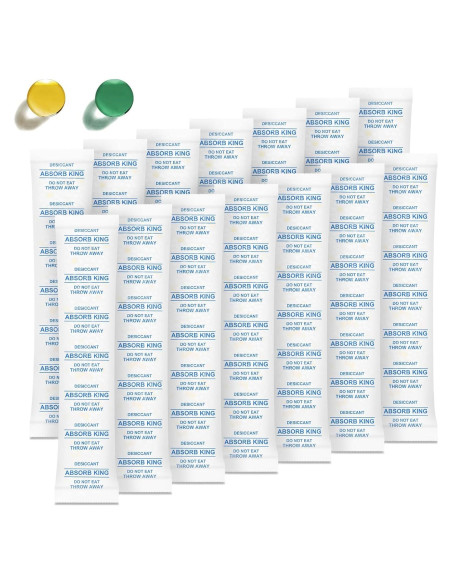 Paquetes de Gel de Sílice Absorbking 10g - 150 Unidades Grado Alimenticio