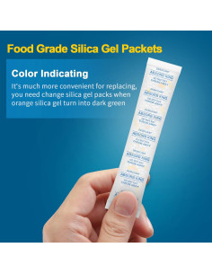 Paquetes de Gel de Sílice Absorbking 10g - 150 Unidades Grado Alimenticio 2