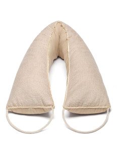 Tope de Puerta de Lino Beige 91 cm - Aislamiento y Estilo