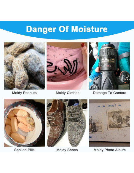 Paquetes de Gel de Sílice Absorbking 10g - 150 Unidades Grado Alimenticio