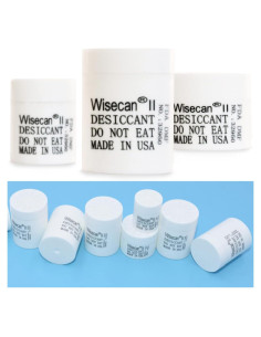 100 Canisters Gel de Silica 1g Wisecan - Deshidratantes Seguros