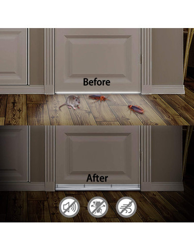 Sello de Puerta USUKUE 42" Aluminio Plata 5.08 cm