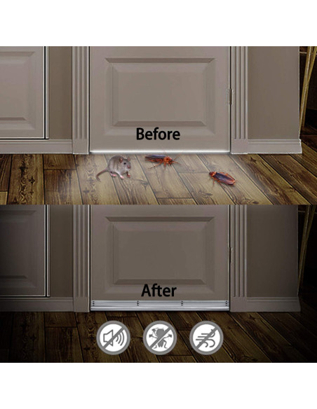 Sello de Puerta USUKUE 42" Aluminio Plata 5.08 cm