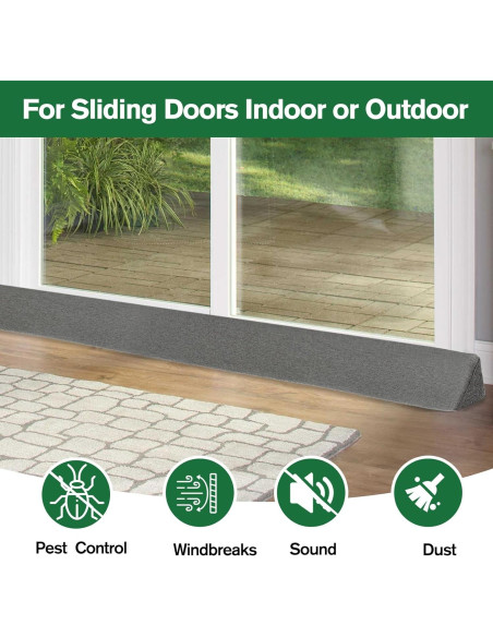 2 Paquetes Bloqueador de Corrientes de Aire JZHLLA 190cm y 94cm