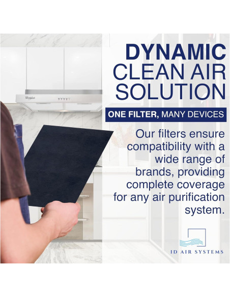 Filtro de Carbón Activado ID Air Systems 1 Paquete 40.64x121.92 cm
