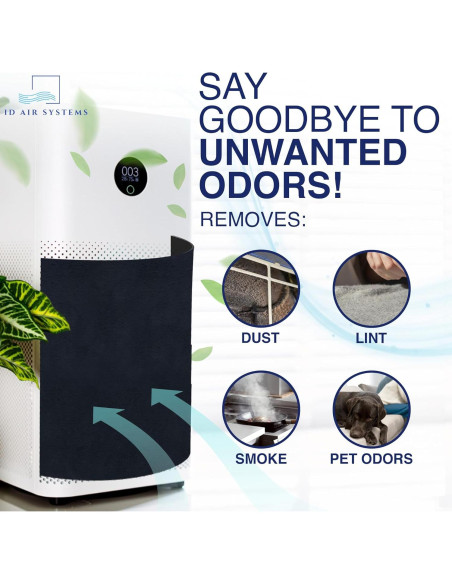 Filtro de Carbón Activado ID Air Systems 1 Paquete 40.64x121.92 cm