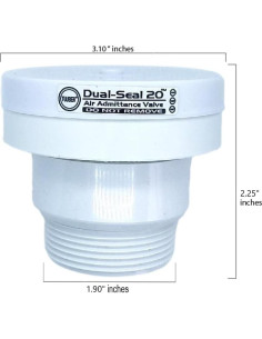 Válvula de Admisión de Aire TUUBER 1.5" Doble Sello 2