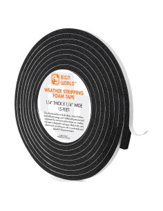 Cinta de Aislamiento de Espuma CR AJ Sign World 0.64cm x 4.57m