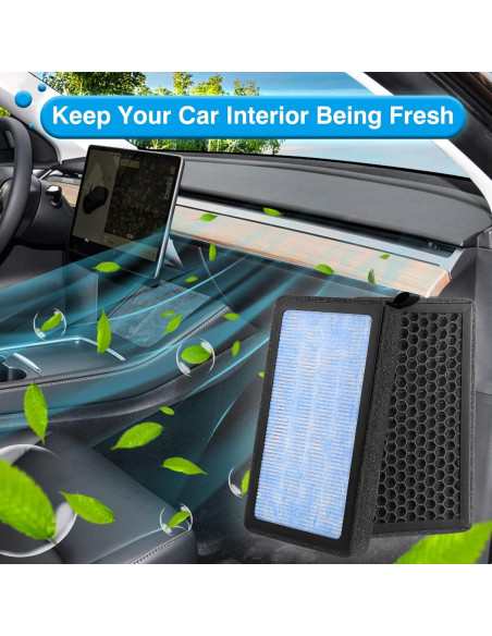Filtro de Aire de Cabina KHAWY HEPA para Tesla Model 3 y Y 2016-2025