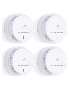 Detector de Humo HZ SALAMOTHER Fotoeléctrico 4 Unidades