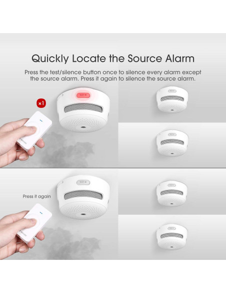 Control Remoto X-Sense RC01 Pro para Alarmas Inalámbricas