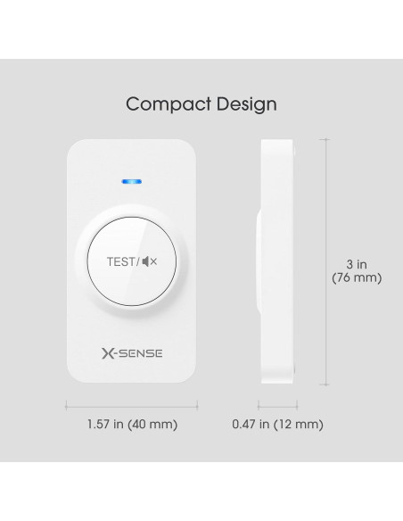 Control Remoto X-Sense RC01 Pro para Alarmas Inalámbricas