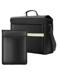 Set de 2 Bolsas de Documentos a Prueba de Fuego Fullhawl