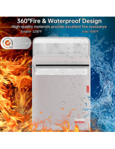 Bolsa Ignífuga y Impermeable Tamfile 15x11" para Documentos 2