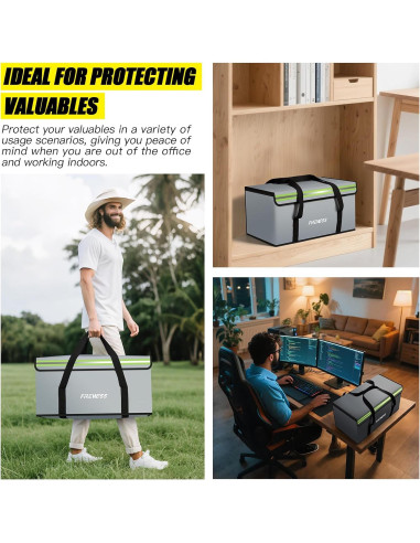 Bolsa a Prueba de Fuego Grande 33x33x30 cm - Nantong Yehe