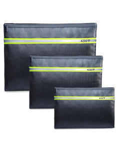 Bolsa de Documentos a Prueba de Fuego FRECOLSH - 3 Tamaños