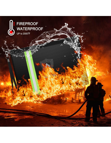 Bolsa a Prueba de Fuego NAIBAOSD 2 Piezas 33.8x23.9 cm