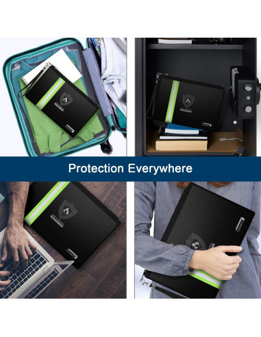 Bolsa a Prueba de Fuego NAIBAOSD 2 Piezas 33.8x23.9 cm