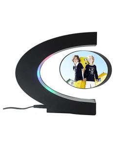 Marco de Foto Flotante LED DIDWI Ovalado Negro