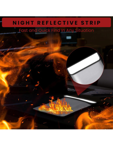 6 Bolsas de Documentos a Prueba de Fuego e Impermeables 38x28cm