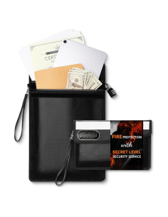 Juego de Bolsas a Prueba de Fuego CarryWise 2 Pcs 37.3x29.2cm