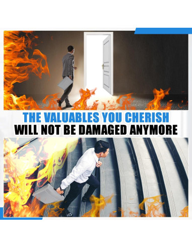 Bolsa Ignífuga Moinchore 2 Pcs 40.1x30 cm Impermeable