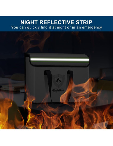 Bolsa de Documentos a Prueba de Fuego NAIBAOSD 40.64x30.48cm