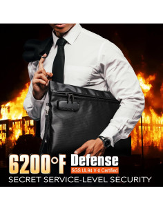 Juego de Bolsas a Prueba de Fuego CarryWise 2 Pcs 35.56x24.89cm 2