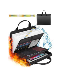 Organizador de Documentos Acordeón Resistente al Fuego onvvippiv