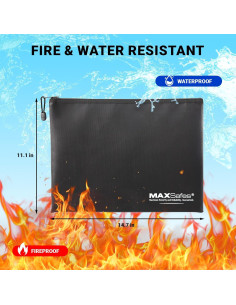 Bolsa de Documentos a Prueba de Fuego MAXSafes 37.3x28.2cm 2