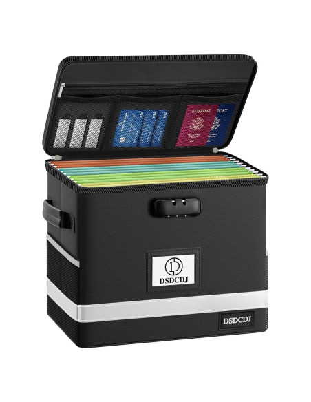 Caja de Archivos a Prueba de Fuego DSDCDJ 31.2x19.6x26.7cm