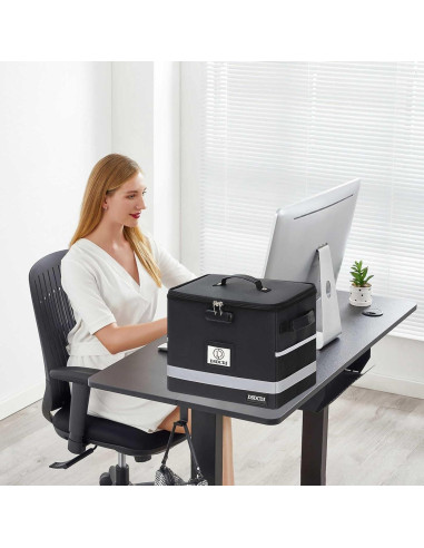 Caja de Archivos a Prueba de Fuego DSDCDJ 31.2x19.6x26.7cm