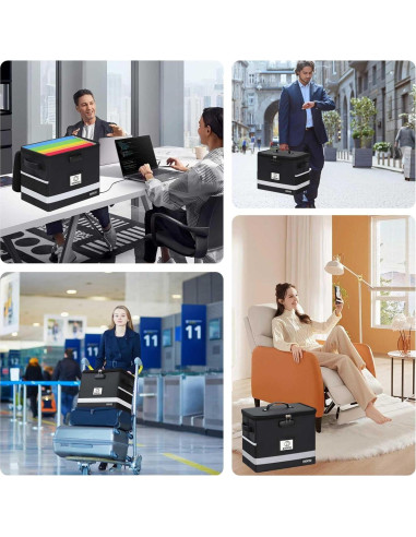 Caja de Archivos a Prueba de Fuego DSDCDJ 31.2x19.6x26.7cm