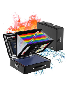 Caja de Documentos a Prueba de Fuego Tamfile 42x32cm Negra