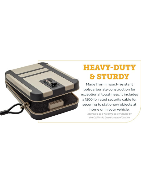 Caja de bloqueo de combinación SnapSafe Treklite XL 25.4x17.8cm