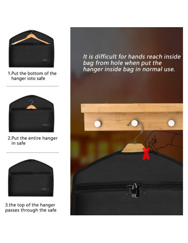 Bolsa de Seguridad JUGREAT a Prueba de Fuego y Agua - 1 Paquete