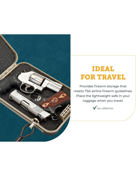 Caja de bloqueo de combinación SnapSafe Treklite XL 25.4x17.8cm