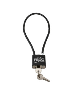 Candado de Cable para Armas FSDC-CL1020RKD 38 cm Negro