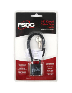 Candado de Cable para Armas FSDC-CL1020RKD 38 cm Negro 2