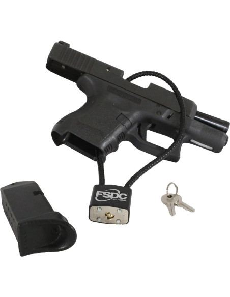 Candado de Cable para Armas FSDC-CL1020RKD 38 cm Negro Candado de Cable para Armas FSDC-CL1020RKD 38 cm Negro