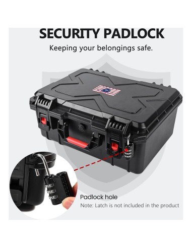 Estuche Duro Kinghardcase para 5 Pistolas y 21 Revistas