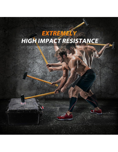 Estuche Duro Kinghardcase para 5 Pistolas y 21 Revistas