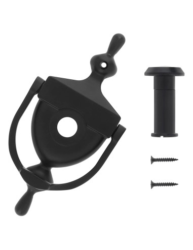 Mirador de Puerta HOJLKLD 15.24 cm Negro 180 Visión