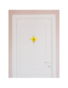 Cubierta de Estrella para Mirilla Dorada 20mm - 2 Piezas 2