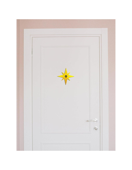 Cubierta de Estrella para Mirilla Dorada 20mm - 2 Piezas Cubierta de Estrella para Mirilla Dorada 20mm - 2 Piezas