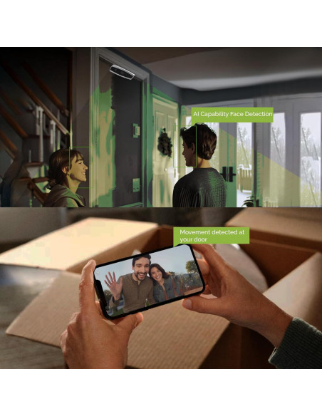 Cámara de Seguridad Inalámbrica Remo+ DoorCam 3 1080p