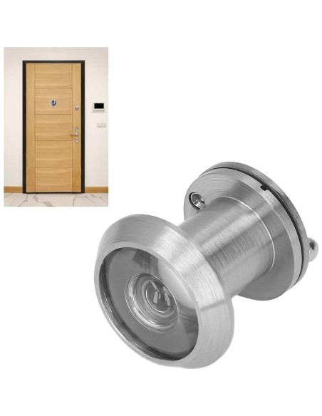 Mirador de puerta rotativo QANYEGN de cobre, 3cm, acero Mirador de puerta rotativo QANYEGN de cobre, 3cm, acero